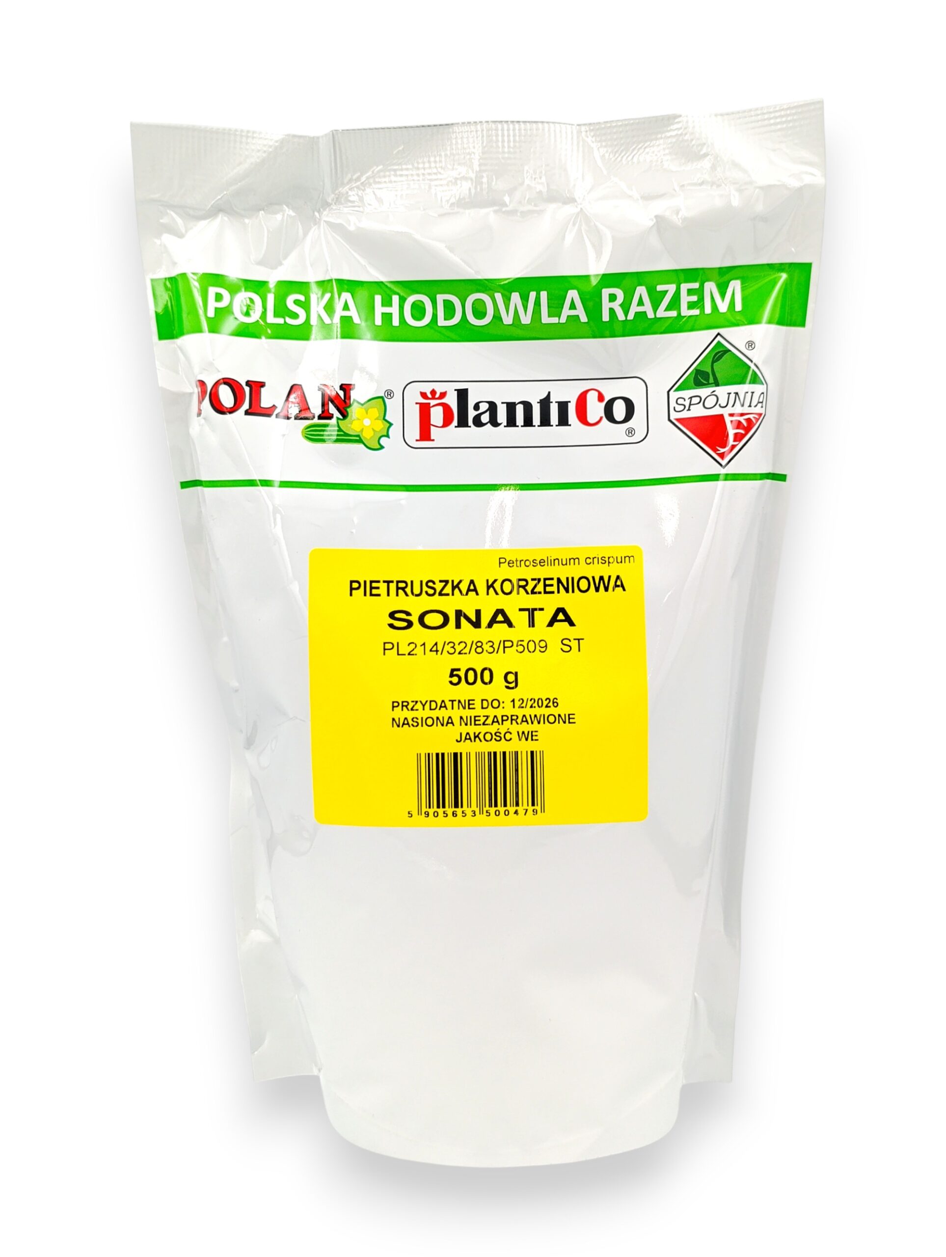 Pietruszka korzeniowa Sonata 500g PLANTICO odmiana późna, korzeń stożkowy
