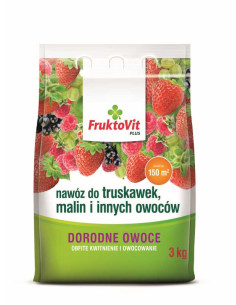 Nawóz do truskawek, malin i innych owoców- FruktoVit Plus - 3 kg