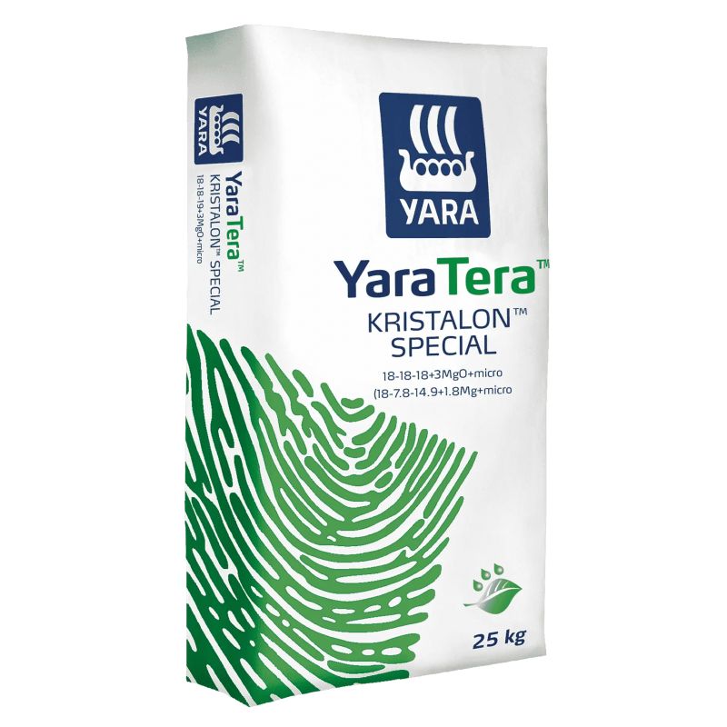 YaraTera KRISTALON 18-18-18 zielony 25kg – Nawóz do fertygacji Yara